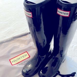 BRAND NEW HUNTER Original Gloss Packable Rain Boot